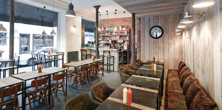 Aménagement d'un restaurant à burgers par un architecte commercial en Occitanie