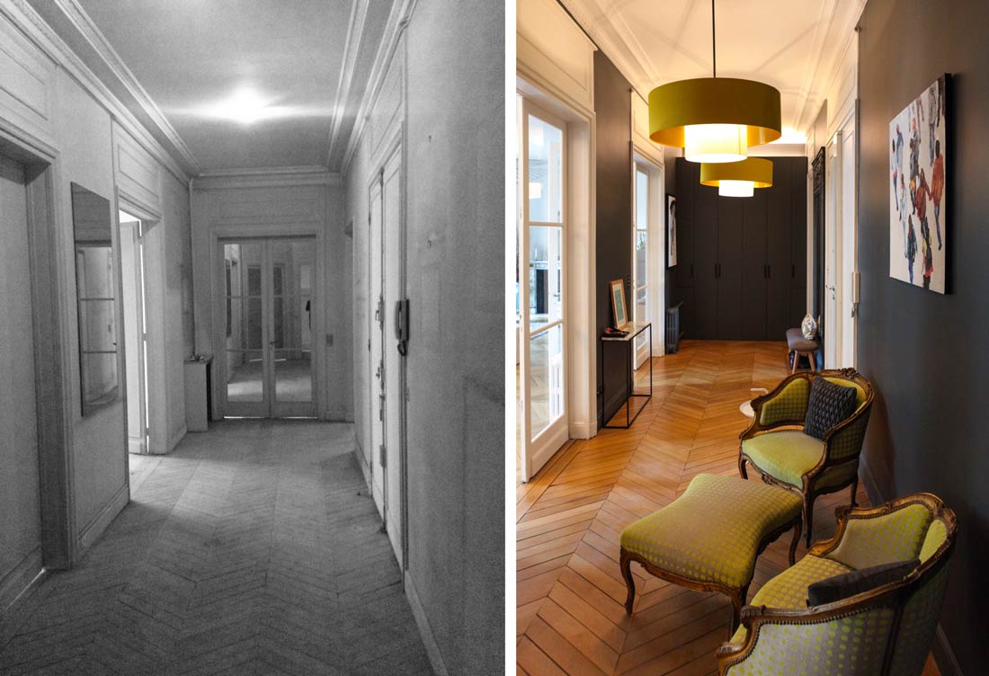 renovation appartement haussmannien avant apres