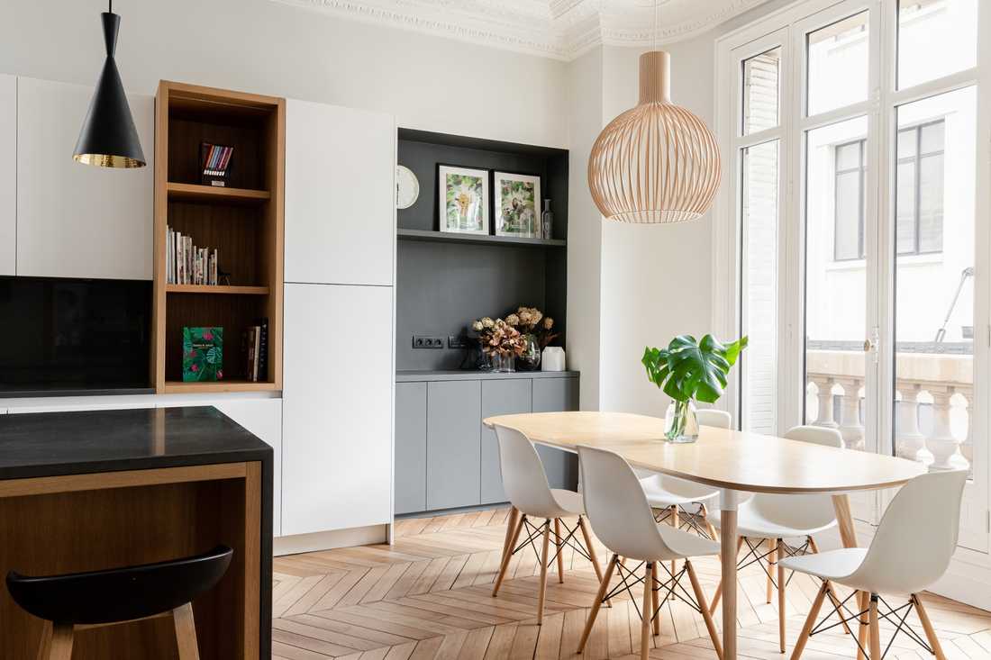 Furnishing of an apartment purchased off-plan by an interior designer in Toulouse