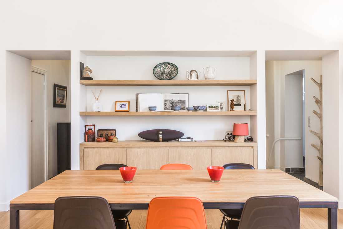 Salle à manger aménagée par un architecte d'intérieur à Toulouse