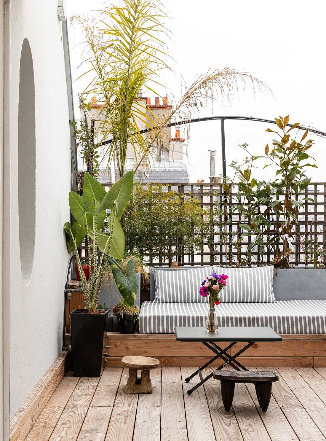 Terrasse de l'appartement à Toulouse