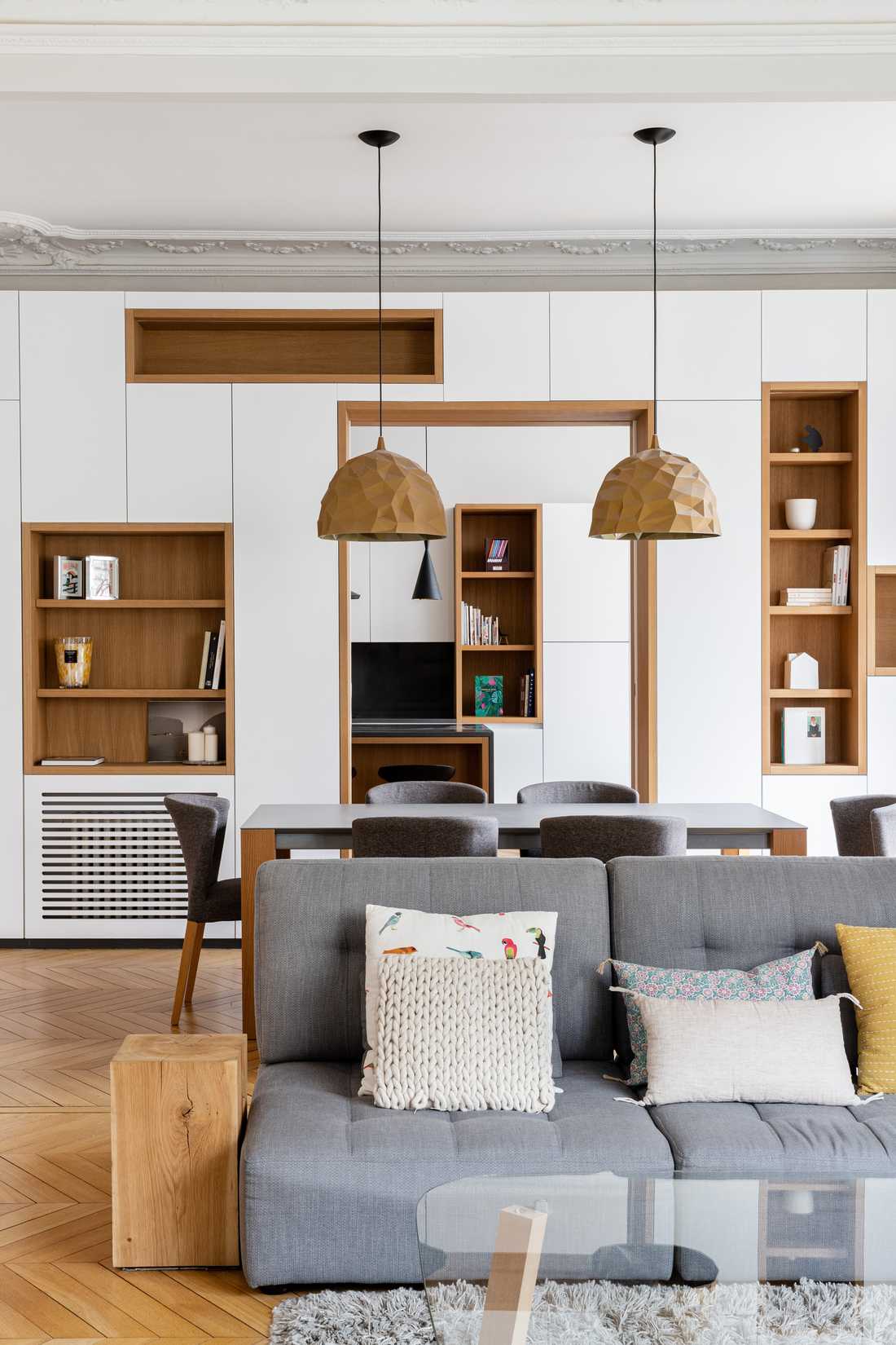 Modernization of a Haussmannian apartment by an interior designer in Toulouse