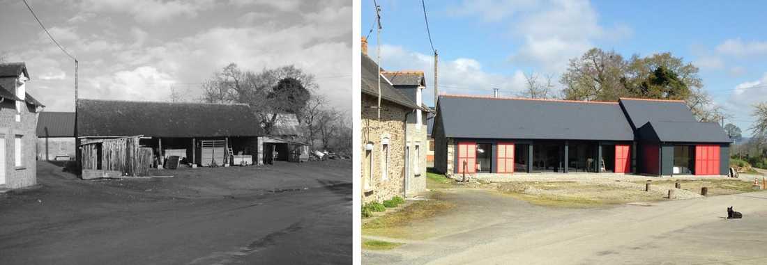 Aménagement d'un corps de ferme en logement