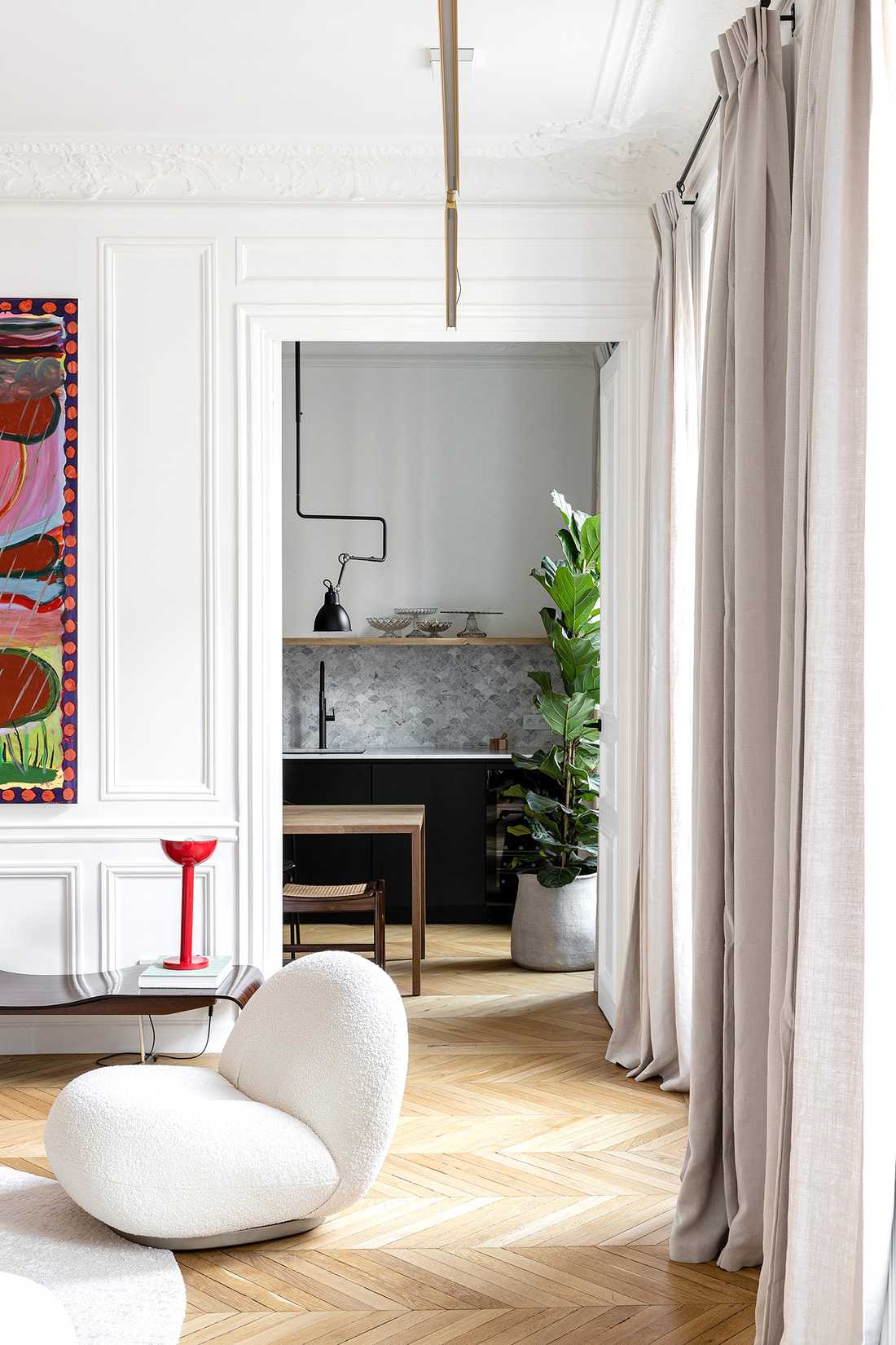Haussmannian apartment designed by an interior designer in Toulouse