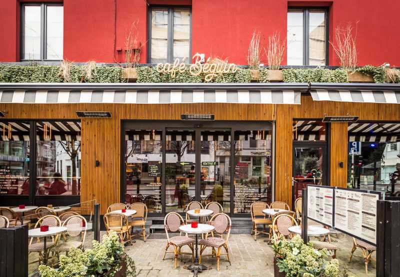 Façade d'un restaurant rénovée par un architecte à Toulouse