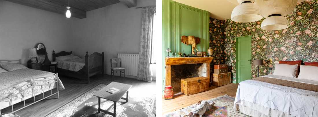 Avant-Après : Aménagement d'une chambre dans une ancienne maison gersoise