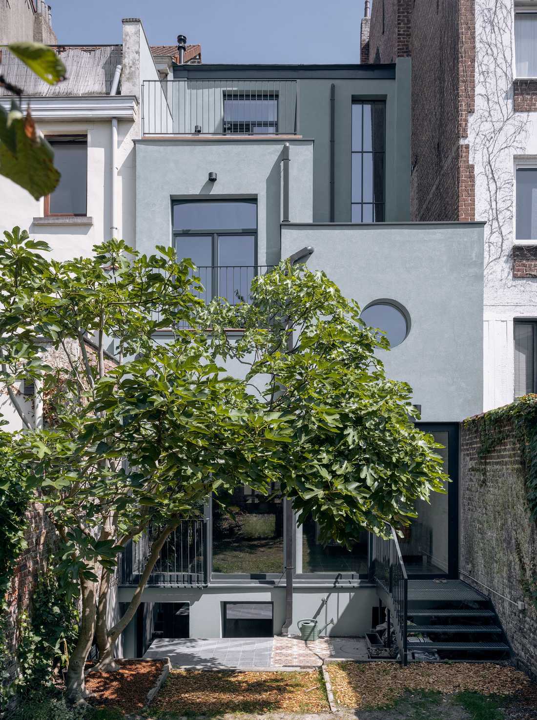 Extension d'une maison de ville mitoyenne par un architecte à Toulouse
