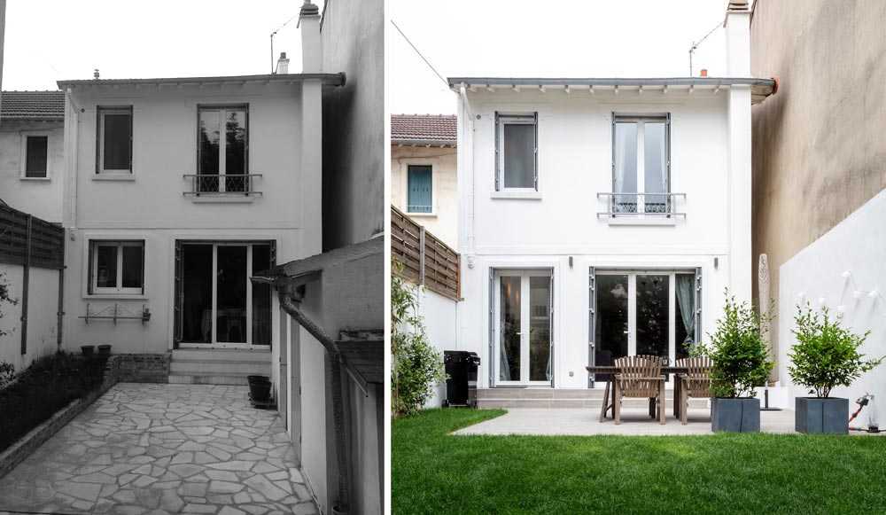 Rénovation de la facade d'une maison de ville à Toulouse