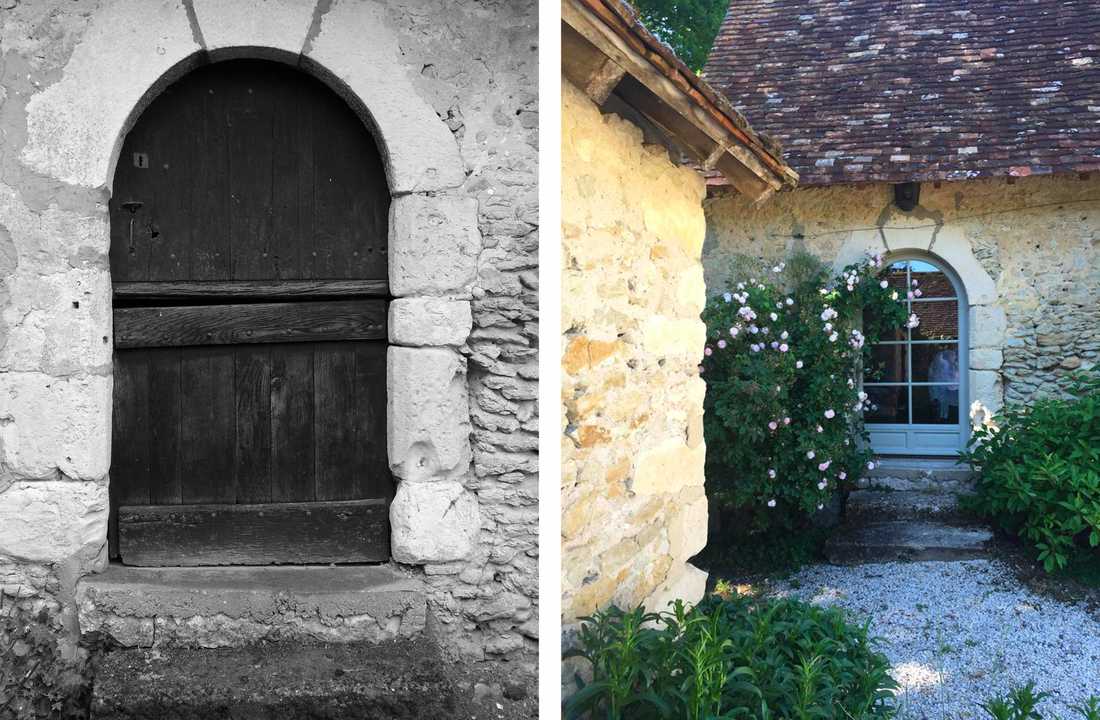 Restauration d'un ensemble de batiments du 16e siècle par un jardinier paysagiste en Occitanie