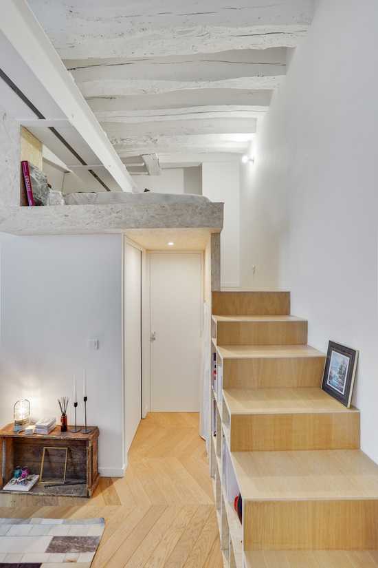Aménagement d’un studio duplex avec mezzanine