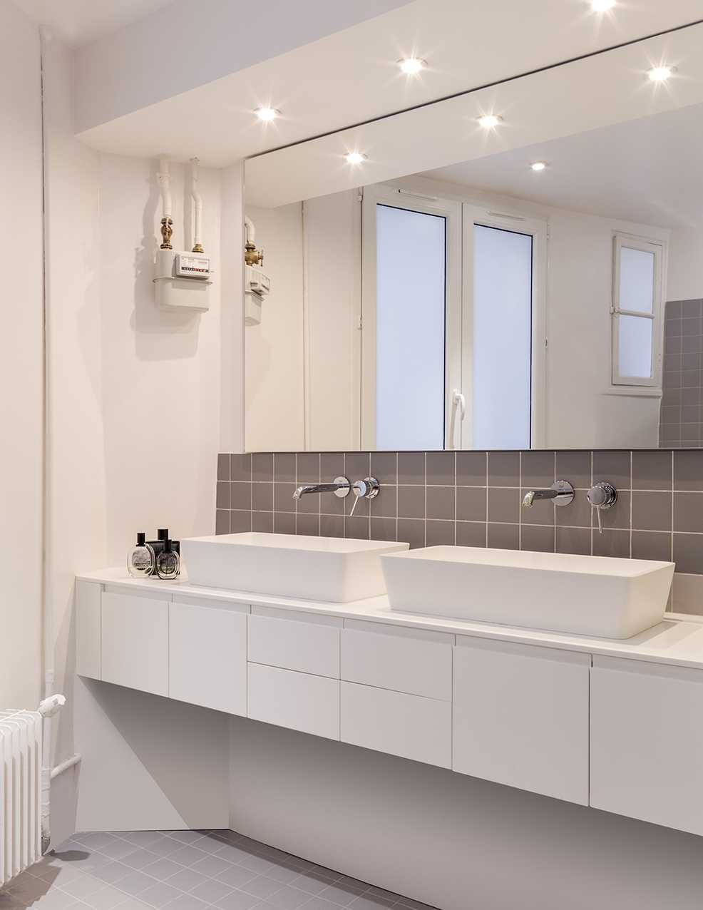 Salle de bain renovée par un architecte d'interieur à Toulouse