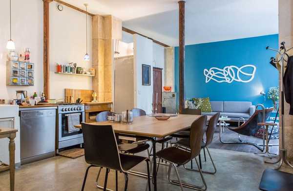 Relooking d'un appartement - loft en rez-de-chaussée par un décorateur d'intérieur à Toulouse