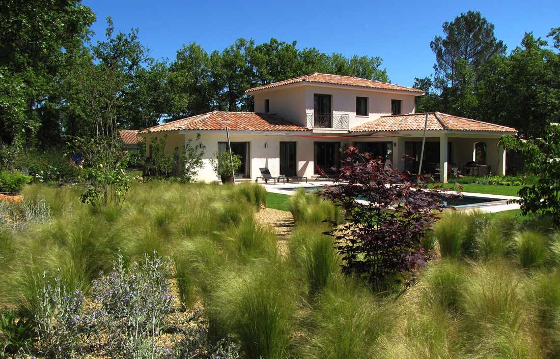 Jardin de graminées conçu par un paysagiste de la Haute-Garonne