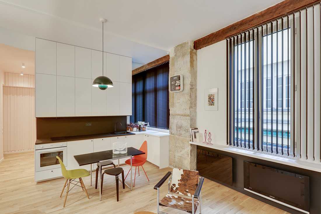 cuisine-ouverte-amenage-architecte-interieur à Toulouse