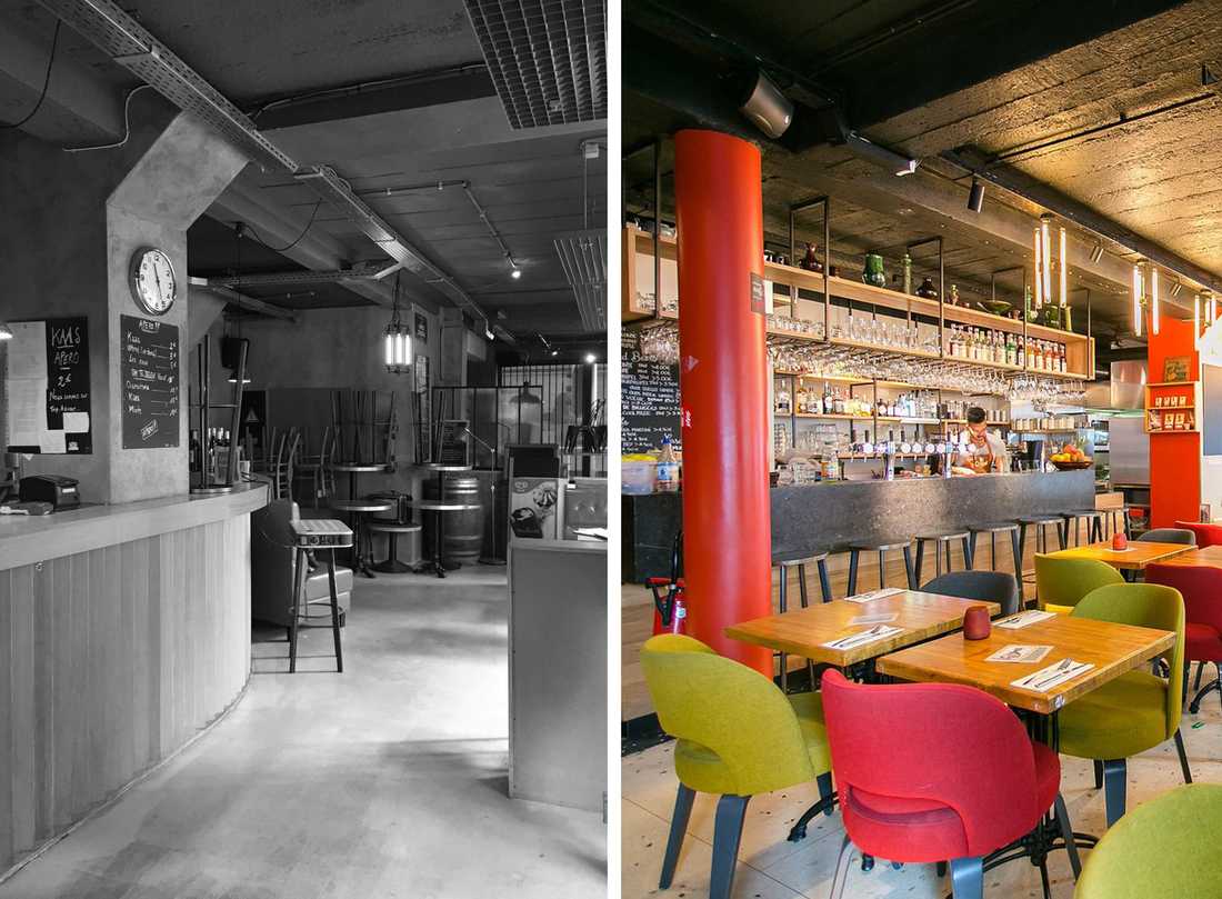 Projet d'architecture commerciale : Rénovation d'un restaurant bar