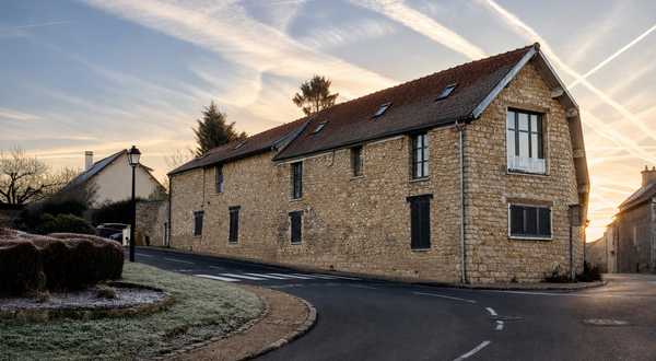 Rénovation d'un corps de ferme par un architecte d'intérieur