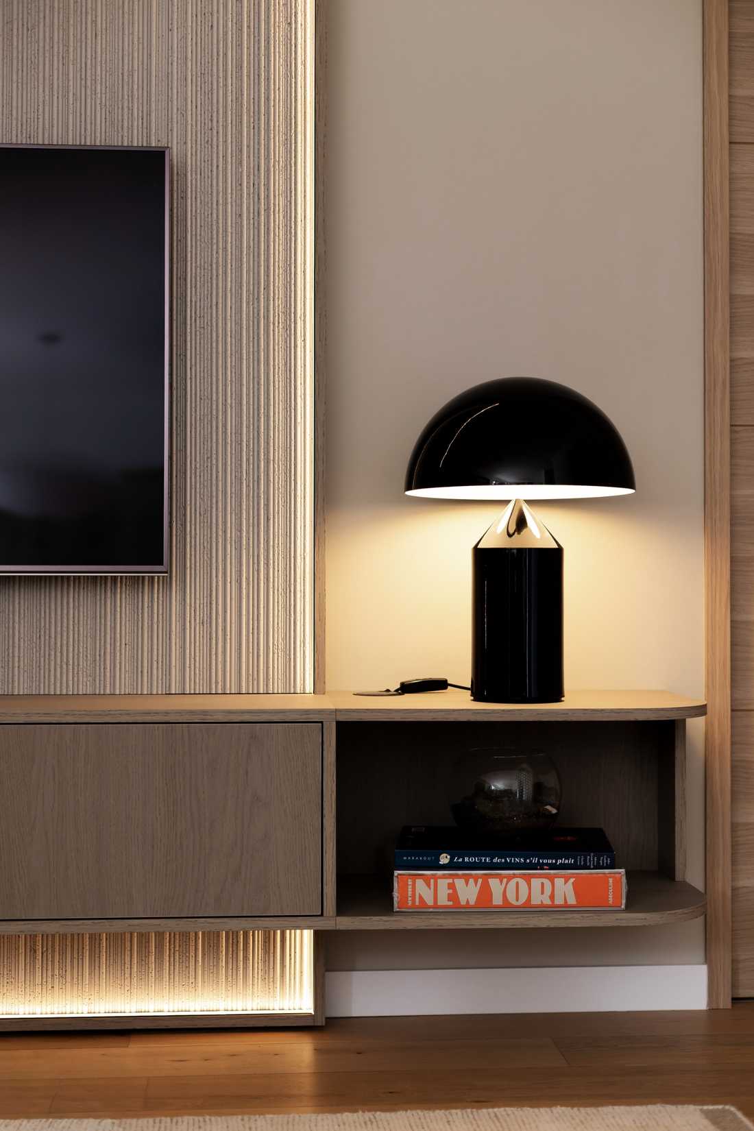 Agencement sur mesure proposé dans le cadre de la rénovation d'une maison contemporaine à Montauban