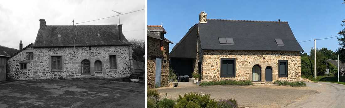 Restructuration d'une maison et ajout d'une extension réalisée par un architecte