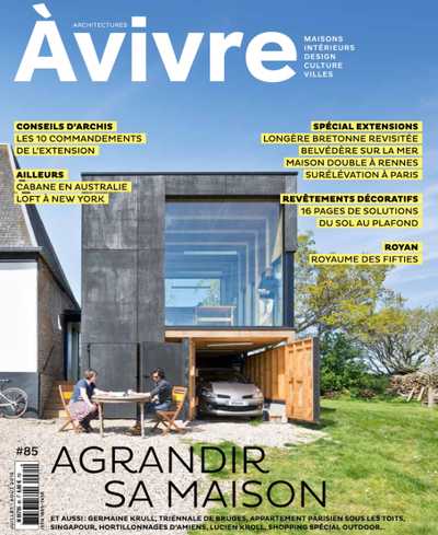 Couverture du magazine Architectures à vivre - été 2015