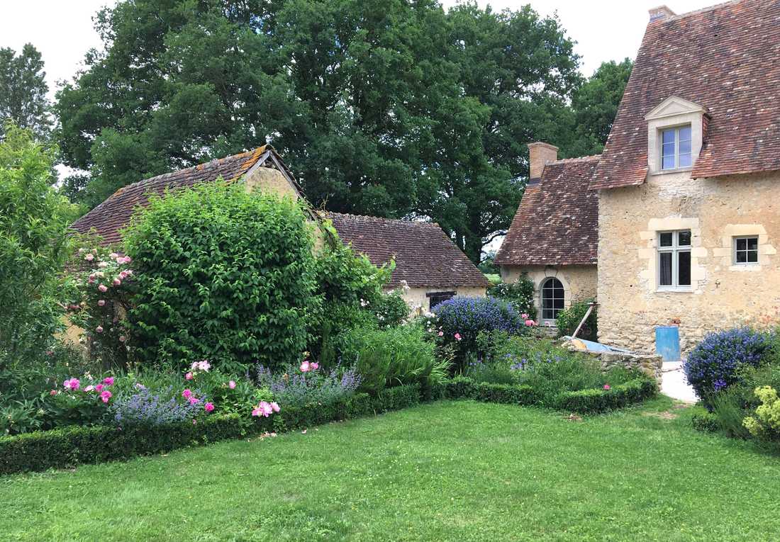 Jardin de campagne conçu par un paysagiste