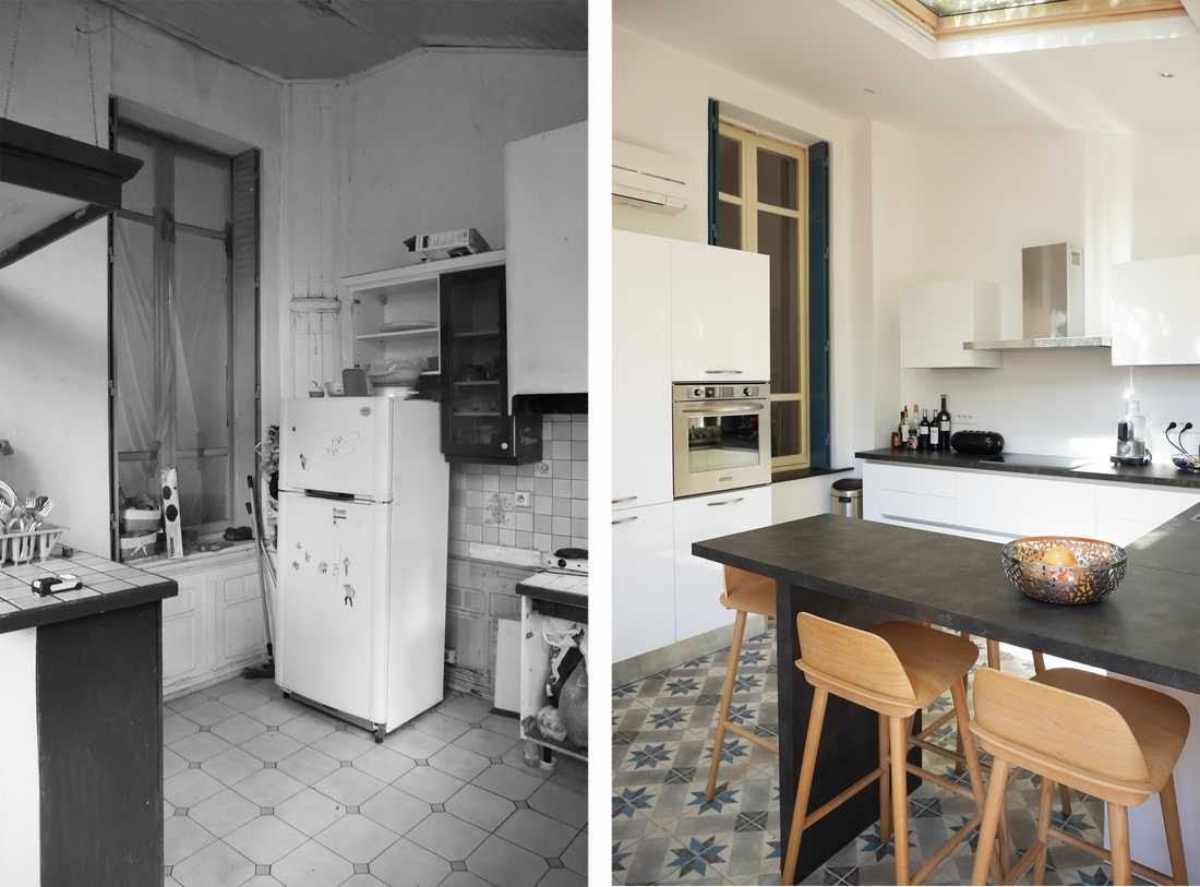 Rénovation de la cuisine d'une maison de ville à Toulouse