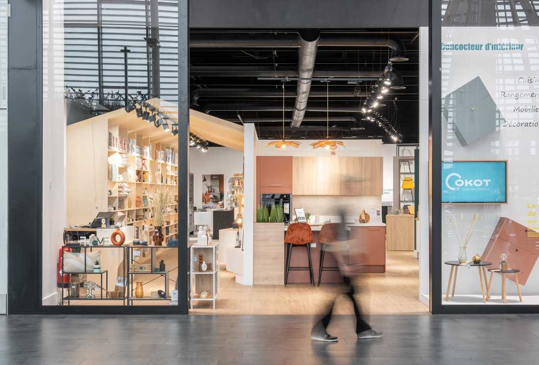 Showroom d'une marque de cuisine aménagé par un architecte à Toulouse